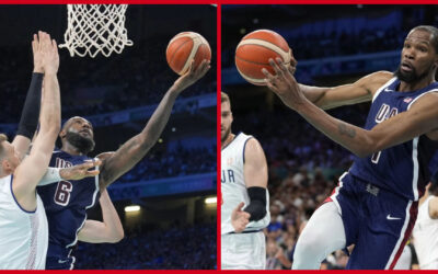 Durant y LeBron comandan el Dream Team que arrolla a la Serbia de Jokic en el estreno en París