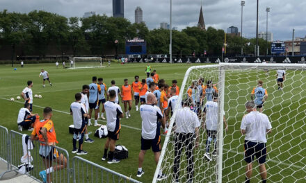 El Madrid realiza su primer entrenamiento en Chicago a la espera de Vinícius y Rodrygo