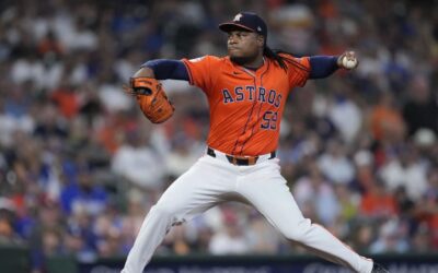 Framber Valdez poncha a 10 y Astros vencen a Dodgers