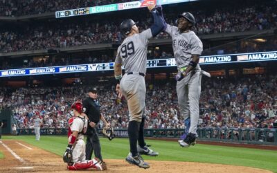 El segundo juego consecutivo de 2 jonrones de Chisholm ayuda a los Yankees a vencer a los Phils 7-6 en 12 entradas para su cuarta victoria consecutiva