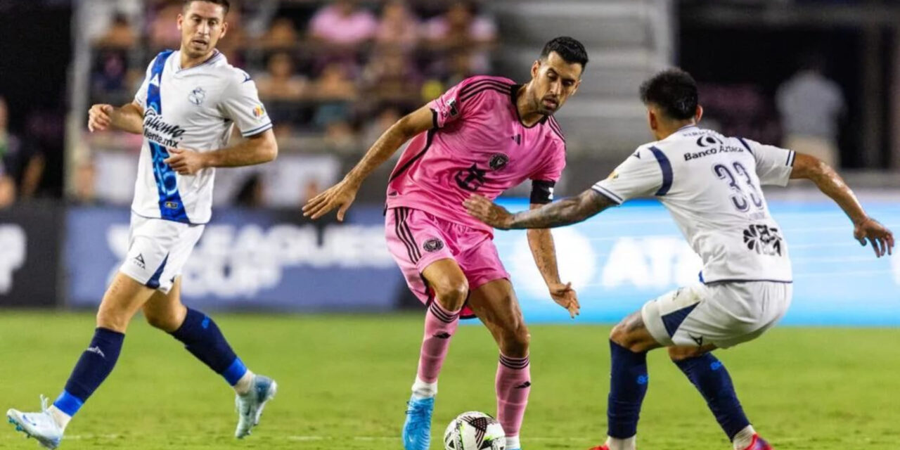 Sin Messi triunfo del Inter Miami en Leagues Cup ante Puebla