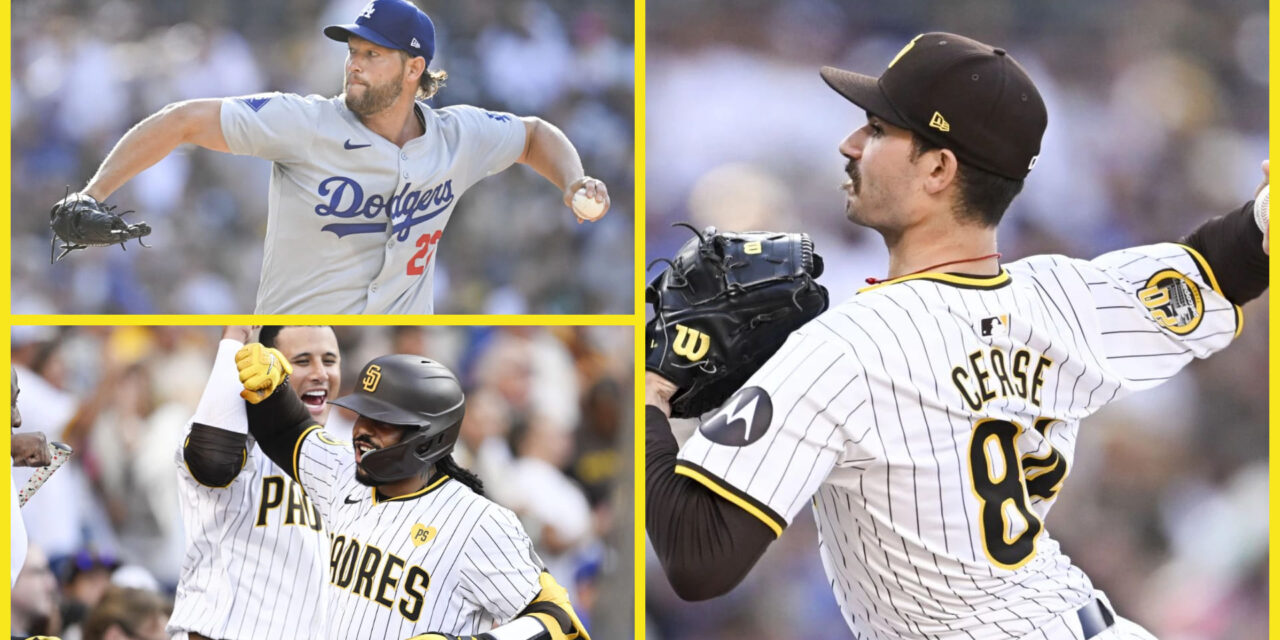 Los Padres castigan a Kershaw mientras Cease mantiene a raya a los Dodgers en la victoria de San Diego por 8-1