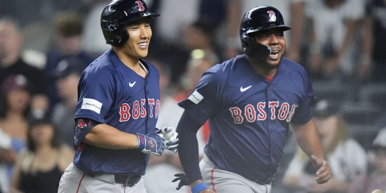 Red Sox se imponen a Yankees con jonrones en la 9na y la 10ma