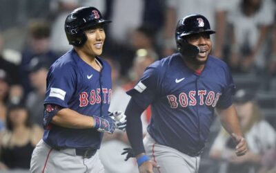 Red Sox se imponen a Yankees con jonrones en la 9na y la 10ma