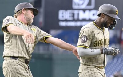 Padres conectan 20 hits y vencen por paliza a Nacionales