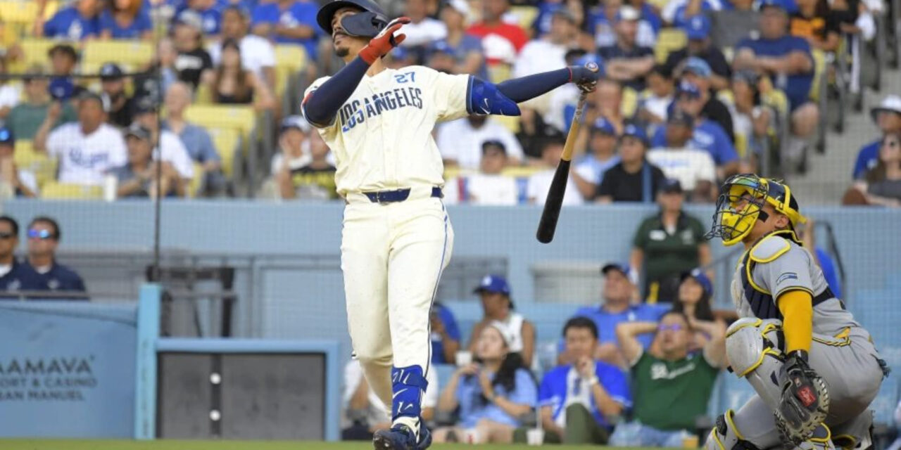 Ohtani y Vargas aportan jonrones en la 8va para que Dodgers se impongan 5-3 a Cerveceros