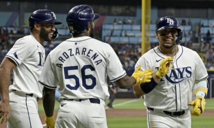 Paredes dispara jonrón de 3 carreras en triunfo de Rays, 5-3 sobre inoperantes Yankees