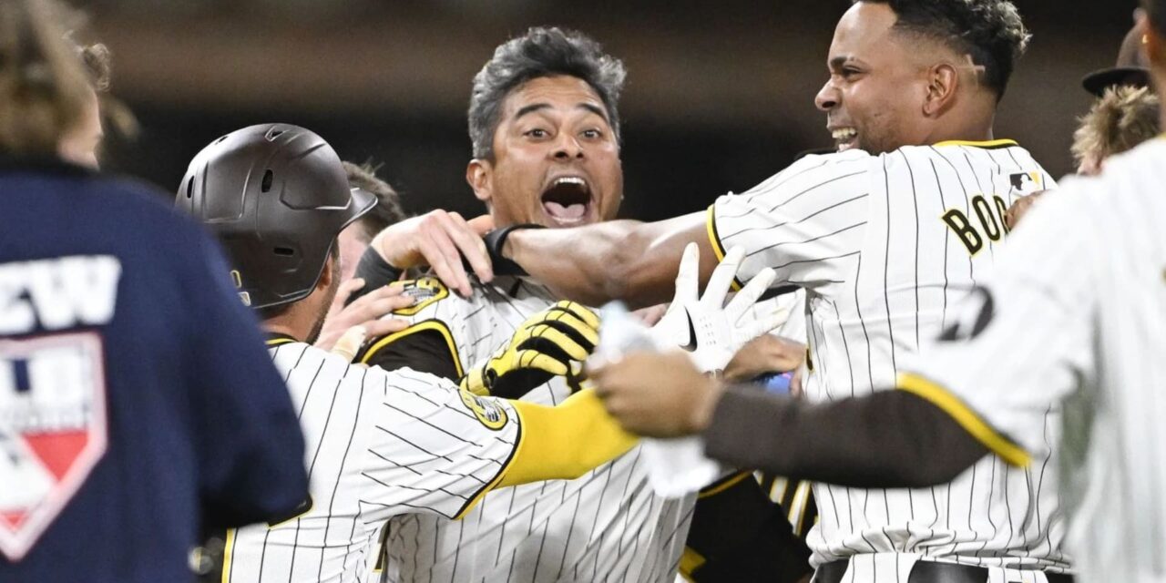 Solano pega sencillo ganador en el décimo y los Padres vencen a Dodgers 6-5