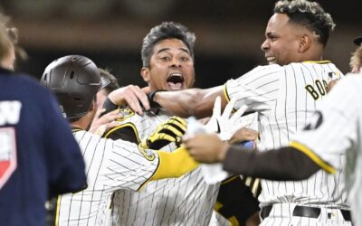 Solano pega sencillo ganador en el décimo y los Padres vencen a Dodgers 6-5
