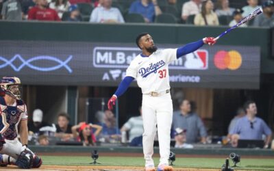 Teoscar Hernández, de los Dodgers, supera a Bobby Witt Jr., de los Reales, para ganar el Derbi de Jonrones
