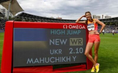 La ucraniana Yaroslava Mahuchikh batió el récord mundial de salto en alto a 19 días de los Juegos Olímpicos Paris 2024
