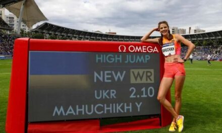 La ucraniana Yaroslava Mahuchikh batió el récord mundial de salto en alto a 19 días de los Juegos Olímpicos Paris 2024