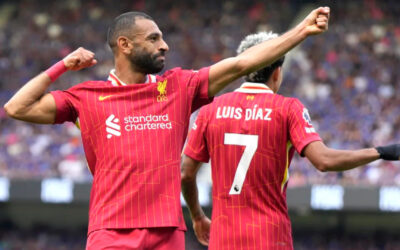 La era de Slot con el Liverpool inicia con triunfo 2-0 ante Ipswich y récord anotador de Salah