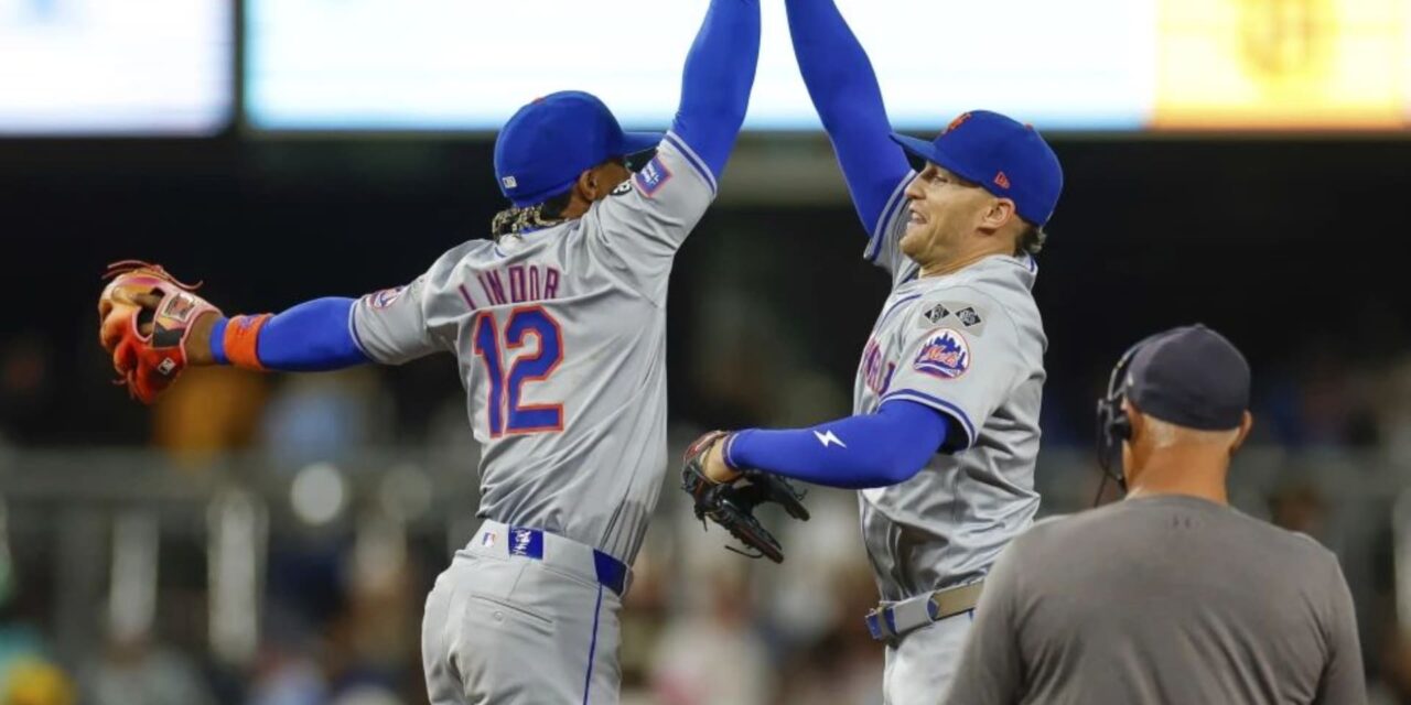 Grand slam y batazo solitario de Lindor llevan a Mets a victoria por 7-1 contra Padres