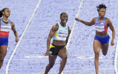 Julien Alfred sorprende y suma oro para Santa Lucía en 100m de Atletismo