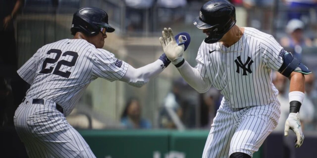 Judge consigue su 41er jonrón y Yankees doblegan 8-3 a Azulejos