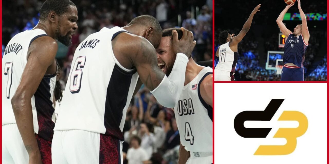 Podcast D3: Estados Unidossobrevive susto y vence a Serbia. Van contra Francia por oro del basket olímpico