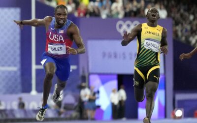 Noah Lyles se convierte en el hombre más rápido del mundo en París