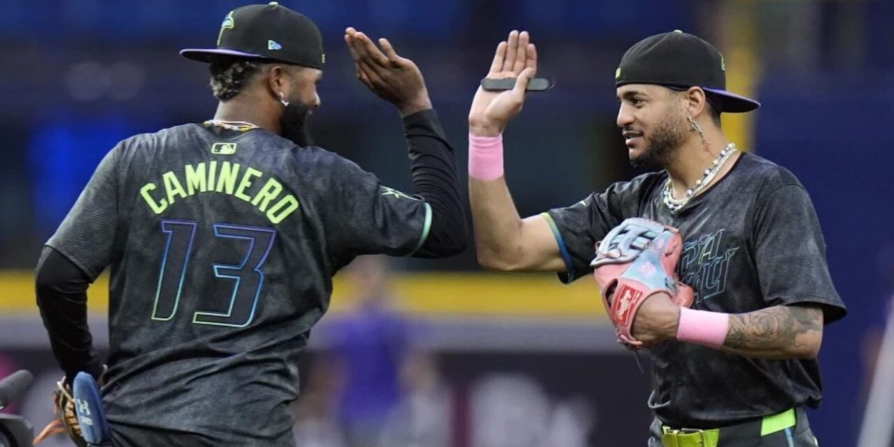 Caminero y Caballero conducen a la ofensiva de los Rays que vencen 11-4 a los Padres