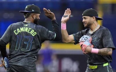 Caminero y Caballero conducen a la ofensiva de los Rays que vencen 11-4 a los Padres