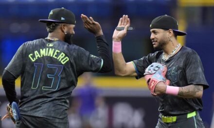 Caminero y Caballero conducen a la ofensiva de los Rays que vencen 11-4 a los Padres