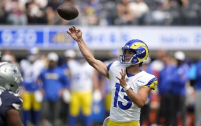 Bennett se sacude las 4 intercepciones y lanza TD ganador; Rams vencen 13-12 a Cowboys