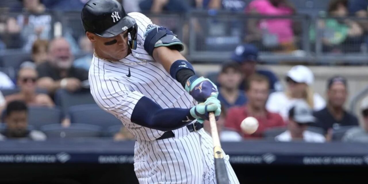 Judge llega a 48 jonrones y Yankees blanquean 6-0 a Guardianes