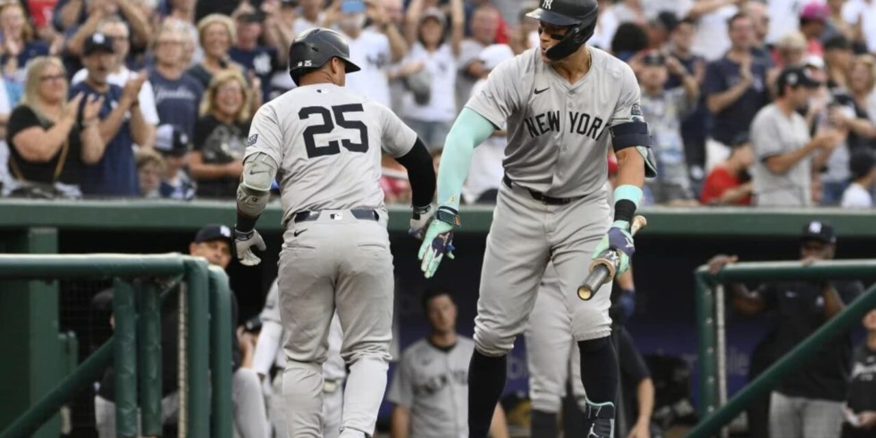 Judge, Torres y Cortés ayudan a Yankees a superar 5-2 a Nacionales, opacando el debut de Dylan Crews