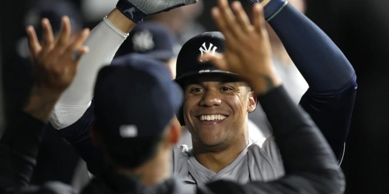 Soto pega 3 jonrones por 1ra vez en su carrera y Yankees derrotan 4-1 a Medias Blancas