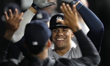 Soto pega 3 jonrones por 1ra vez en su carrera y Yankees derrotan 4-1 a Medias Blancas