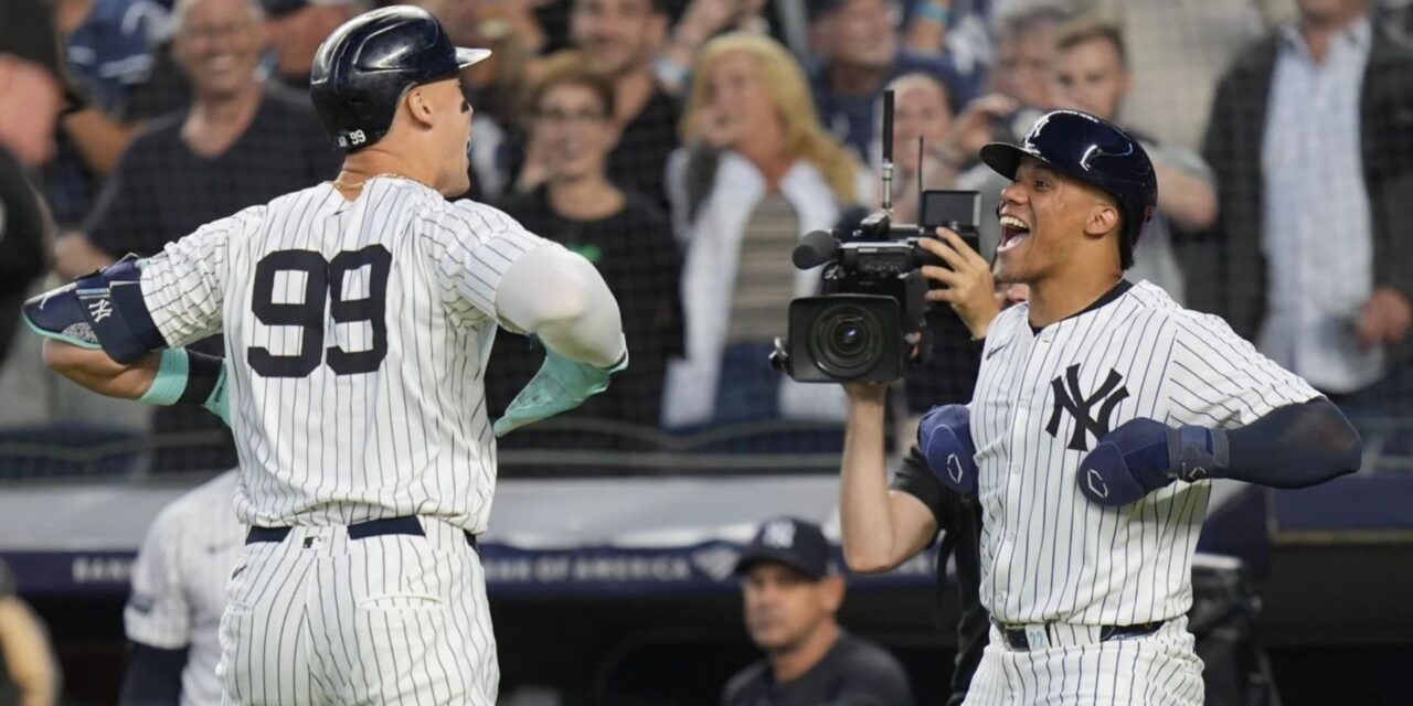 Judge conecta 2 jonrones y Soto 1, en paliza de Yankees, 8-1 sobre Guardianes