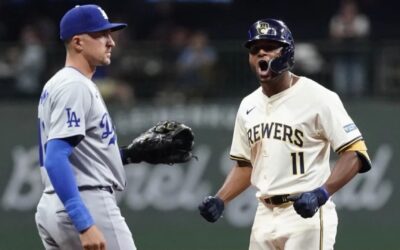 Brewers salen de mala racha al vencer 5-4 a Dodgers, que pierden su buen paso