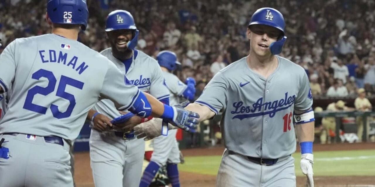 Con cuadrangular de Smith, Dodgers superan 10-9 a Diamondbacks y amplían ventaja en el Oeste