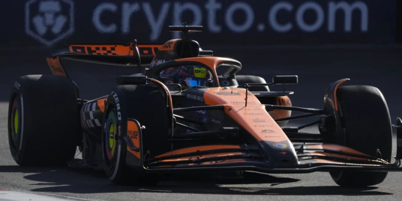 F1: Piastri gana en Bakú tras choque entre Pérez y Sainz