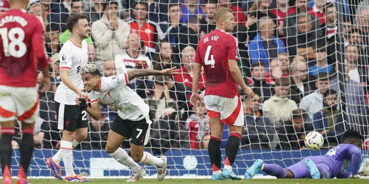 Contundente victoria de Liverpool ante Man United en Old Trafford