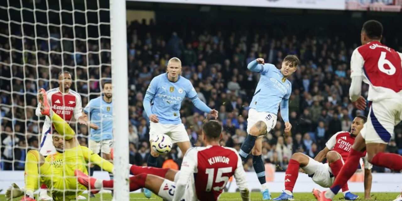 Man City salva punto en los descuentos al igualar 2-2 con Arsenal