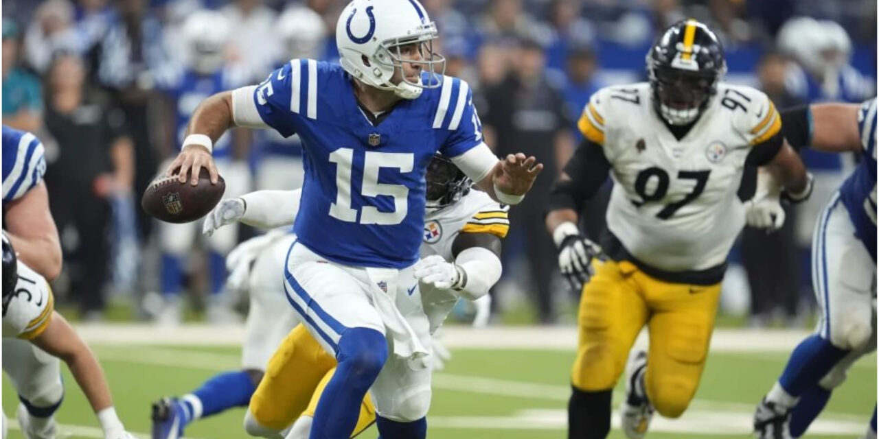 Flacco releva al lesionado Richardson y Colts superan 27-24 a los Steelers