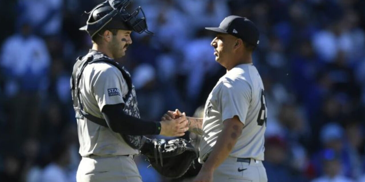 Schmidt y Cortés se combinan para juego de 4 hits y Yankees blanquean otra vez a Cubs