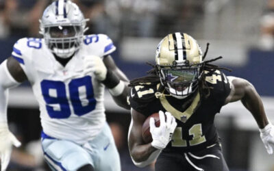 Los Saints frenan racha de 16 triunfos de Cowboys en casa, con paliza 44-19 y 4 TDs de Kamara