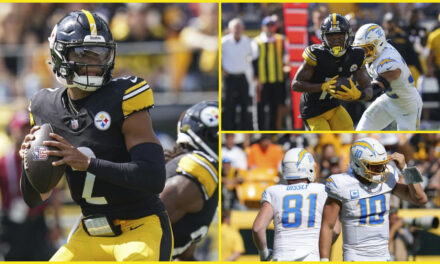 Justin Fields brilla y Steelers siguen invictos con victoria por 20-10 sobre Chargers