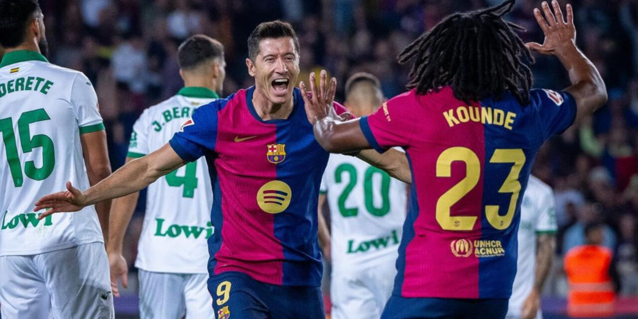 Con 7mo gol de Lewandowski, Barcelona vence 1-0 a Getafe y sigue con paso perfecto en España