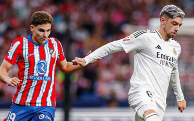Atlético salva empate 1-1 ante Real Madrid en un derbi suspendido por lanzamiento de objetos