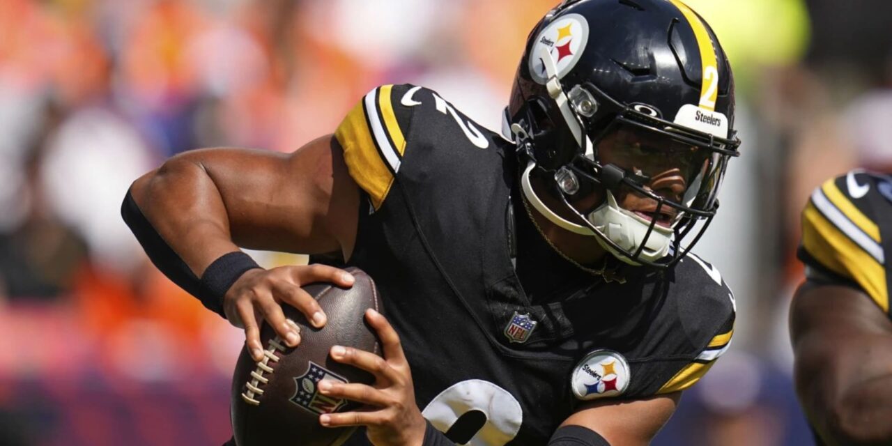 Justin Fields logra 2da victoria como titular en Steelers, al derrotar 13-6 a Broncos