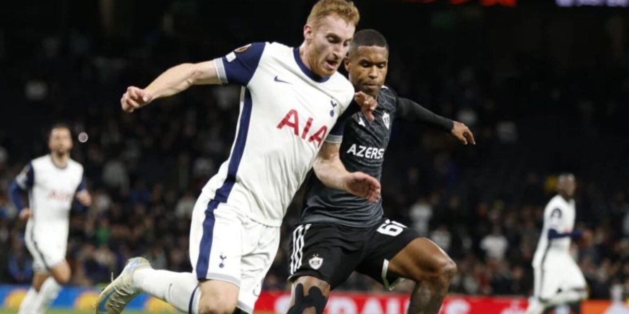 Tottenham se sobrepone a expulsión temprana y golea 3-0 a Karabag en Liga Europa