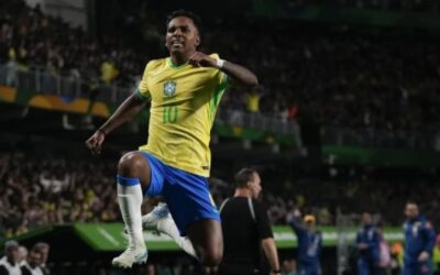 Rodrygo anota y Brasil vence 1-0 a Ecuador