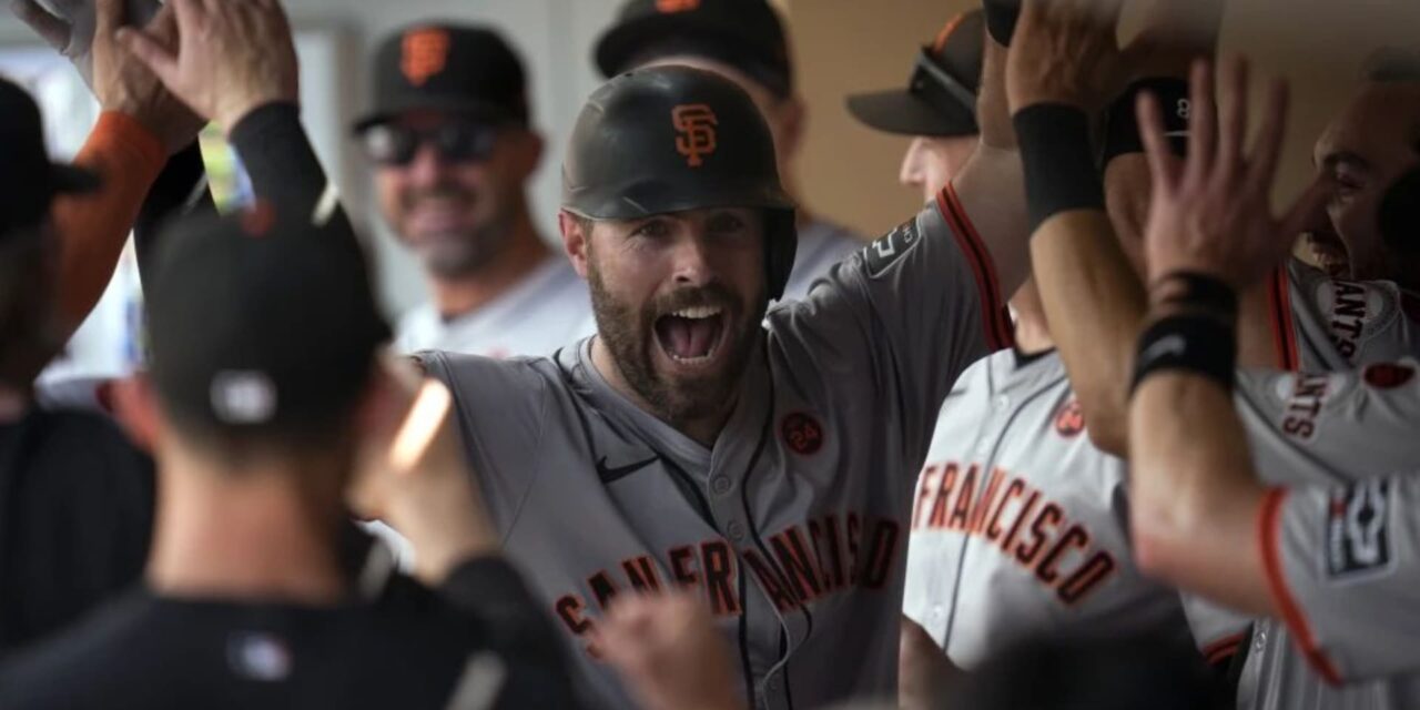 Giants castigan a Musgrove y escapan con la victoria 7-6 ante Padres