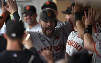 Giants castigan a Musgrove y escapan con la victoria 7-6 ante Padres