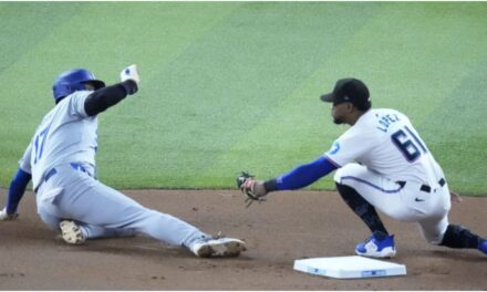 Ohtani llega a 49 robos en triunfo de Dodgers por 8-4 sobre Marlins