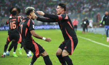 Colombia empata 1-1 de visita en Perú y mantiene el invicto en eliminatoria