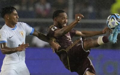 Venezuela y Uruguay empatan sin goles y siguen en zona de clasificación directa al Mundial